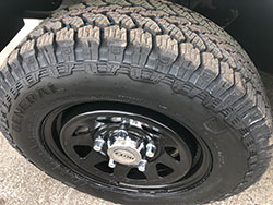 Sonderräder DOTZ Pharao Felgen 15" in schwarz oder silber mit Reifen 205/75R15 Komplettrad<br> ab 1690,00 EUR