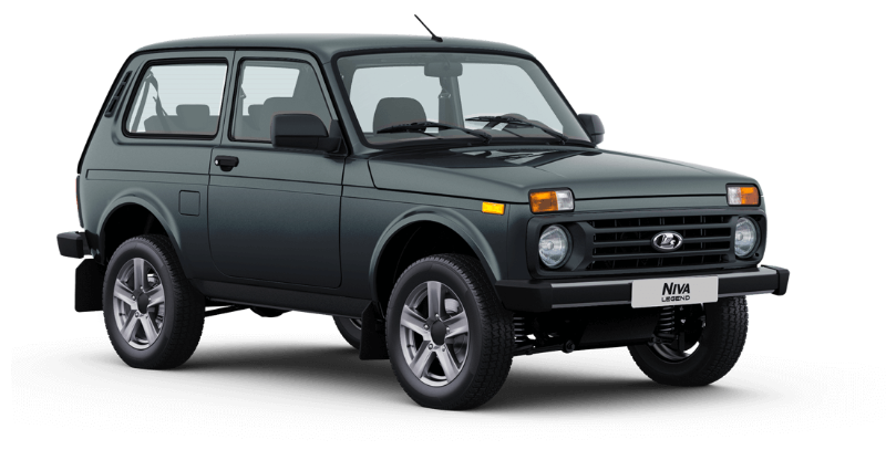Lada niva legend dunkelgrau