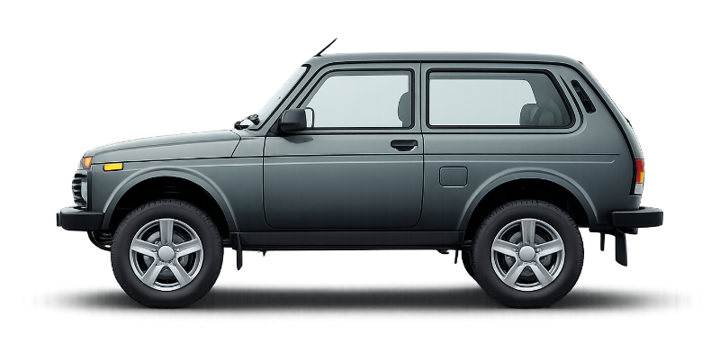 Lada niva legend dunkelgrau seite
